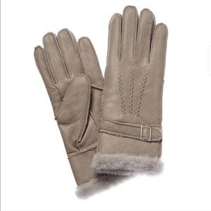 SURELL Genuine Leather Sheepskin Shearling Glove
